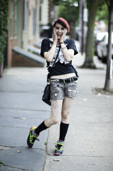sexy punk rock girl. Photo #4
