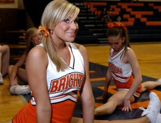 busty cheerleaders. Photo #3
