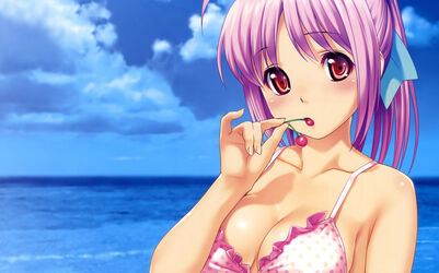 anime girl bikini. Photo #4