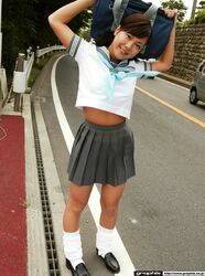 japanese schoolgirl upskirts. Photo #5