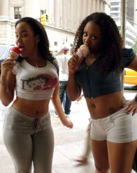 black hoes in public. Photo #1