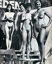 vintage female nudist. Photo #1